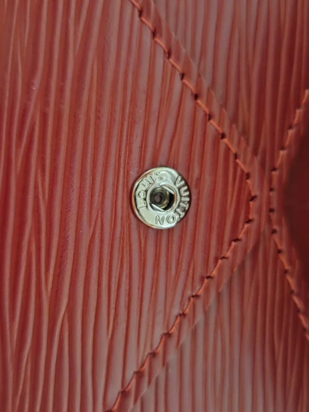 LV Red Epi Medium Kiragami Envelope